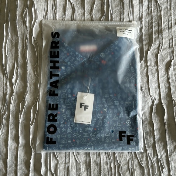 NWT 2XL Forefathers golf polo - Dallas Texas Pattern - Picture 2 of 3